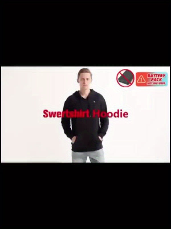Heated Hoodie with 7 Heating Zones