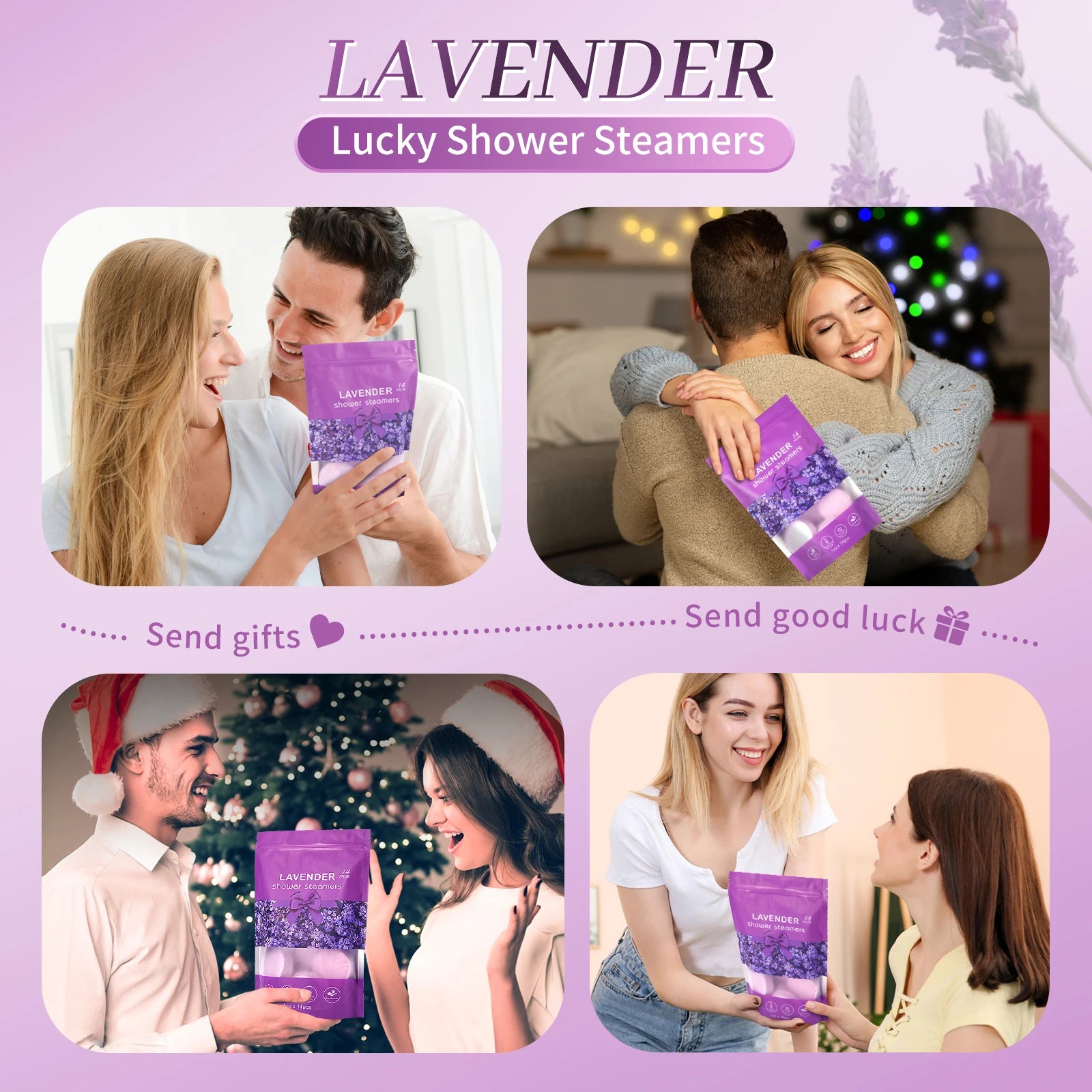 Lavender Shower Bomb Tablets