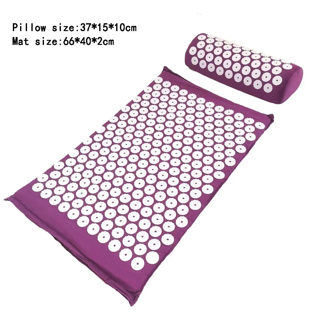 Acupressure Massage Mat & Pillow Set