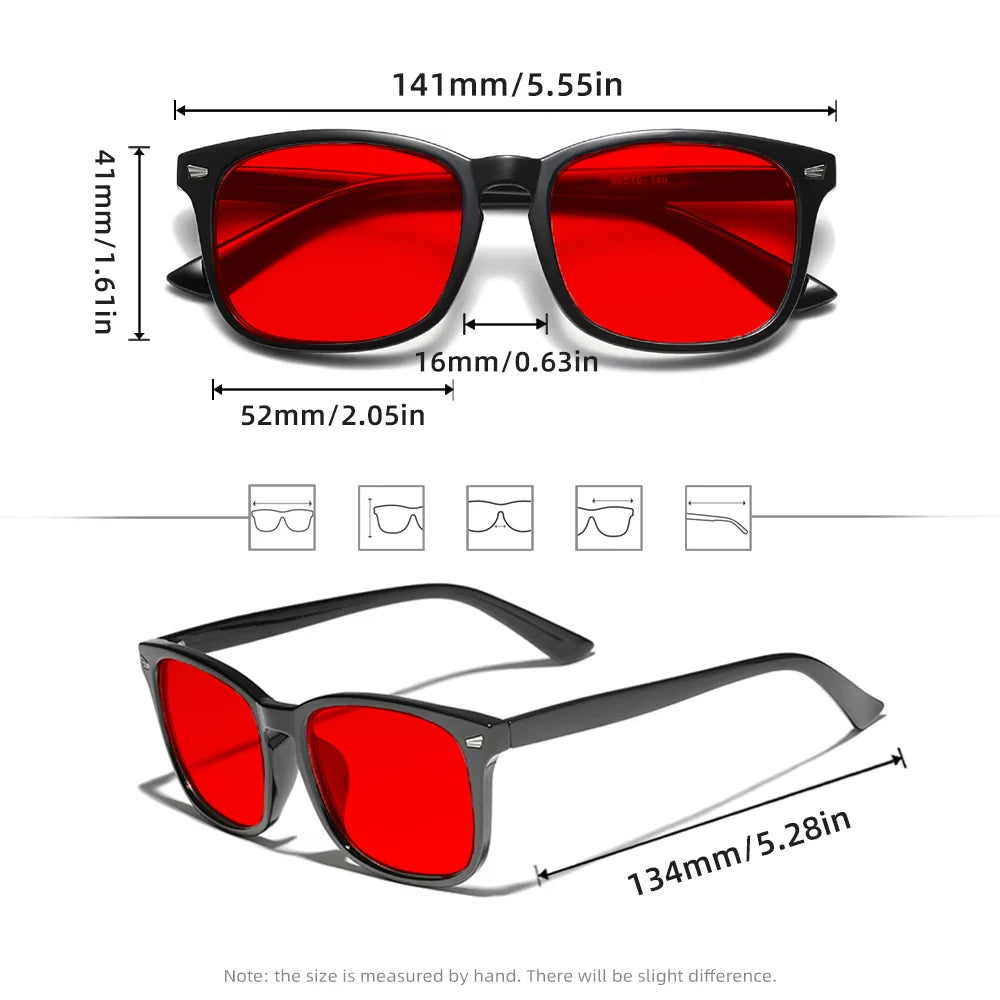 Anti Blue Light Red-Tint Glasses
