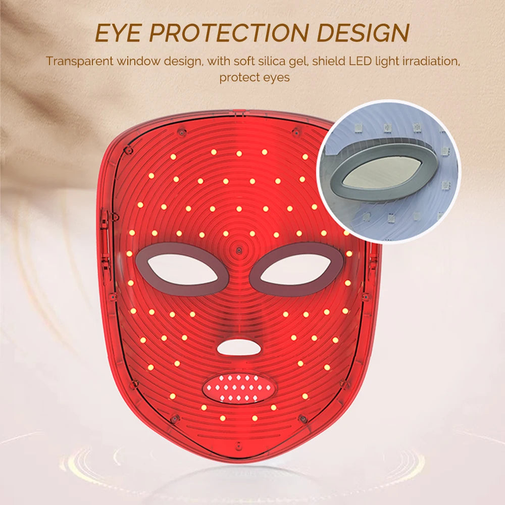 7-Color LED Light Therapy Mask