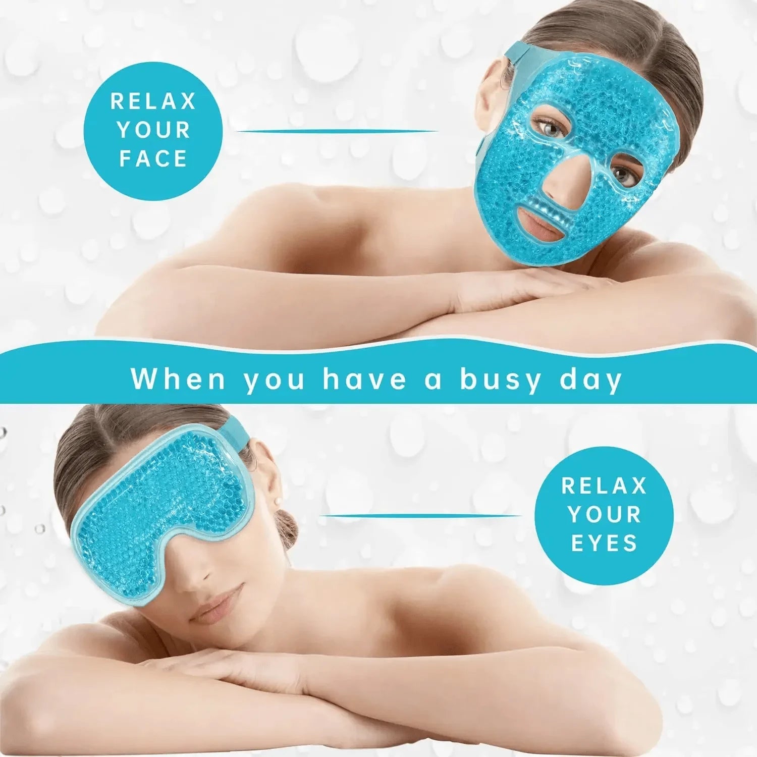 Gel Cooling Hot-Cold Face Mask