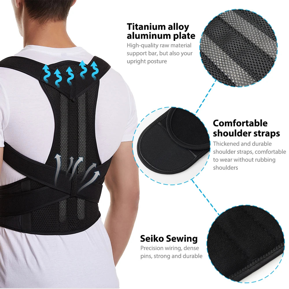 Adjustable Back Support Posture Corrector