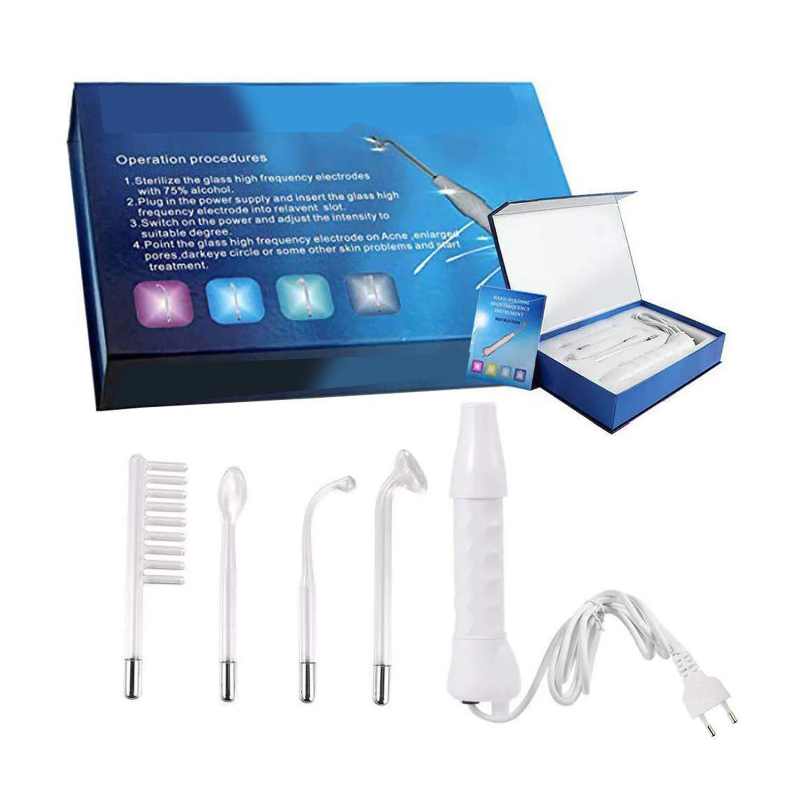 High-Frequency Skin Therapy Wand